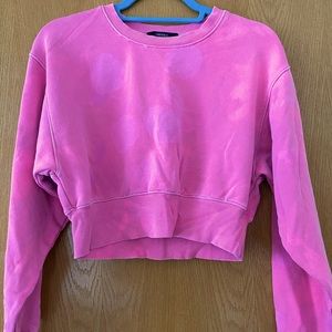 Forever 21 Cropped Pink Sweater